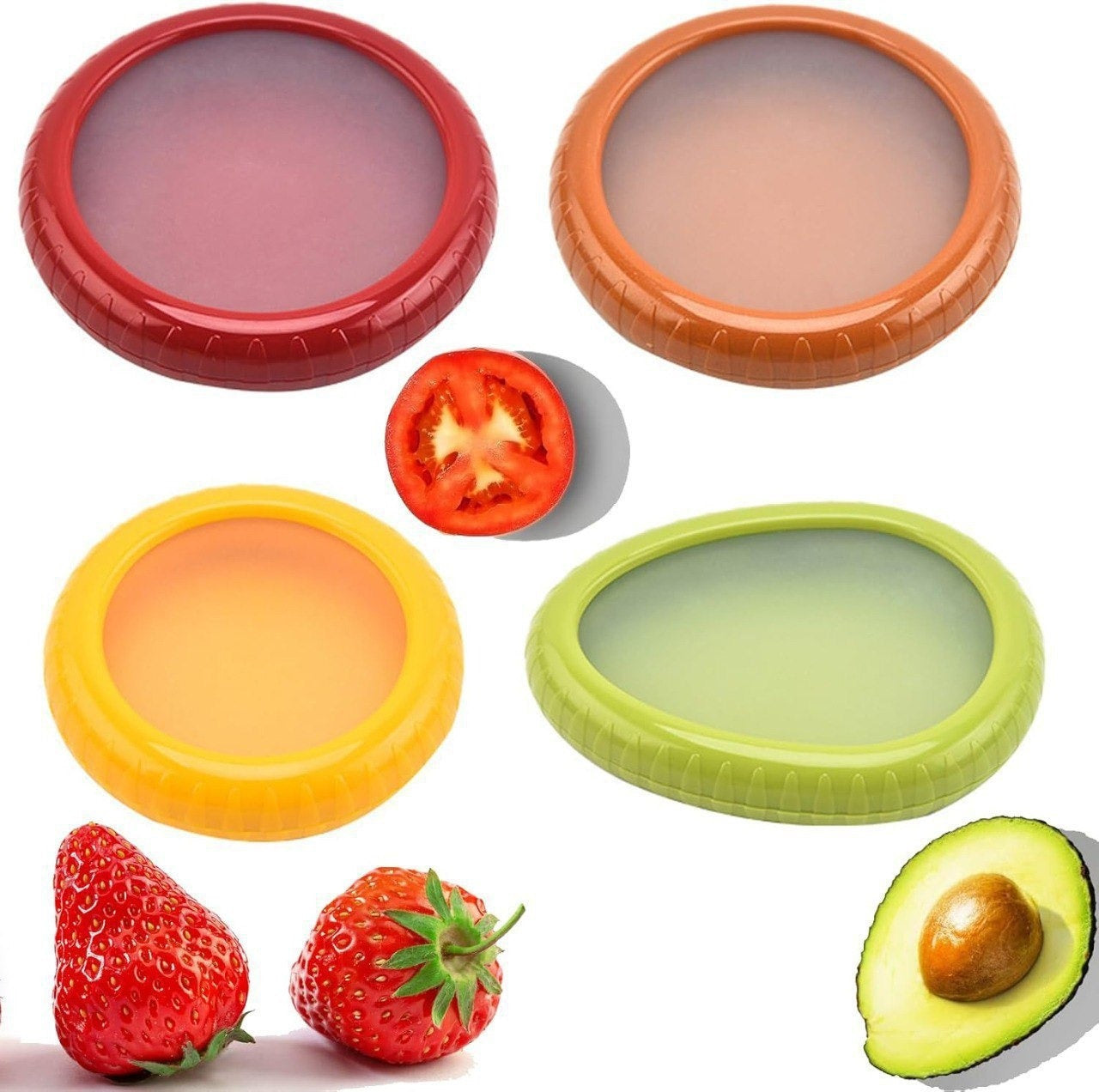 Lyonara 4pc Fruit Vegetable Storage Box Set