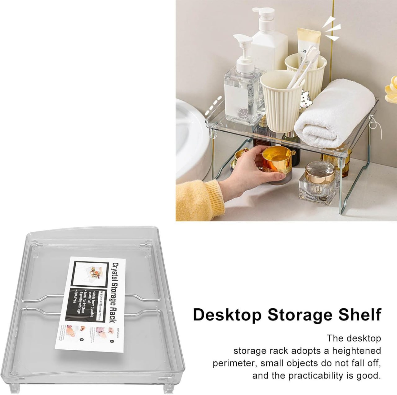 Lyonara Crystal Storage Rack