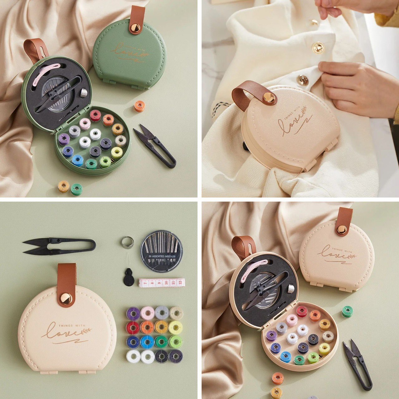 Lyonara Mini Travel Sewing Kits