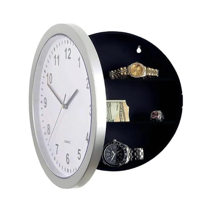 Lyonara Wall Clock Safe Wall Clock With Hidden Safe
