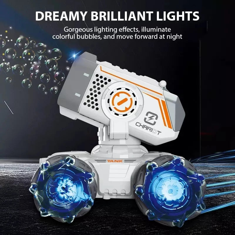 360 Spin RC Drift King: Gesture and Remote Controlled Stunt Car with Bubble & Water Bomb Blaster