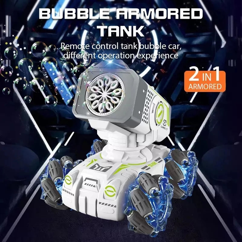 360 Spin RC Drift King: Gesture and Remote Controlled Stunt Car with Bubble & Water Bomb Blaster