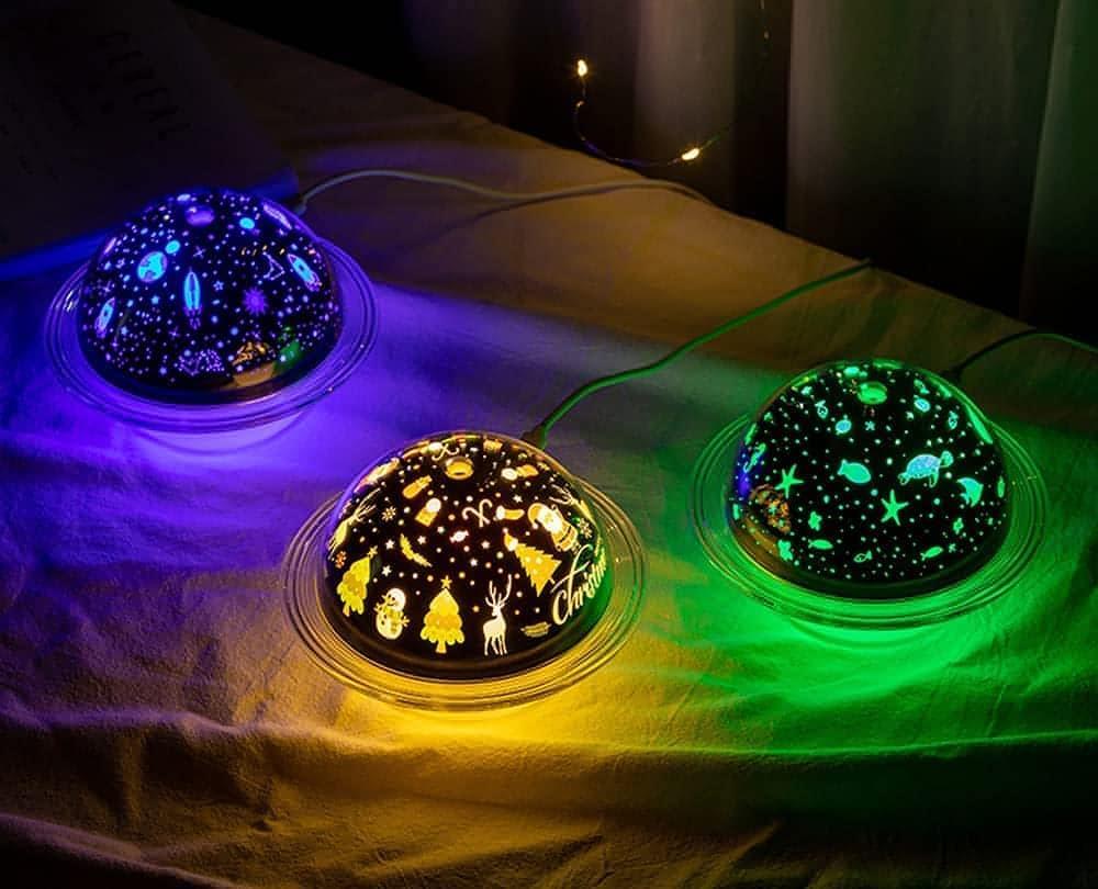 2 in 1 Star Projector Galaxy Lamp Cool Humidifier 3D LED Night Light Humidifiers For Home, humidifiers for home and car perfect for gifting, festivals and daily use (Galaxy Humidifier, 4 Lights mode, Pack of 1)