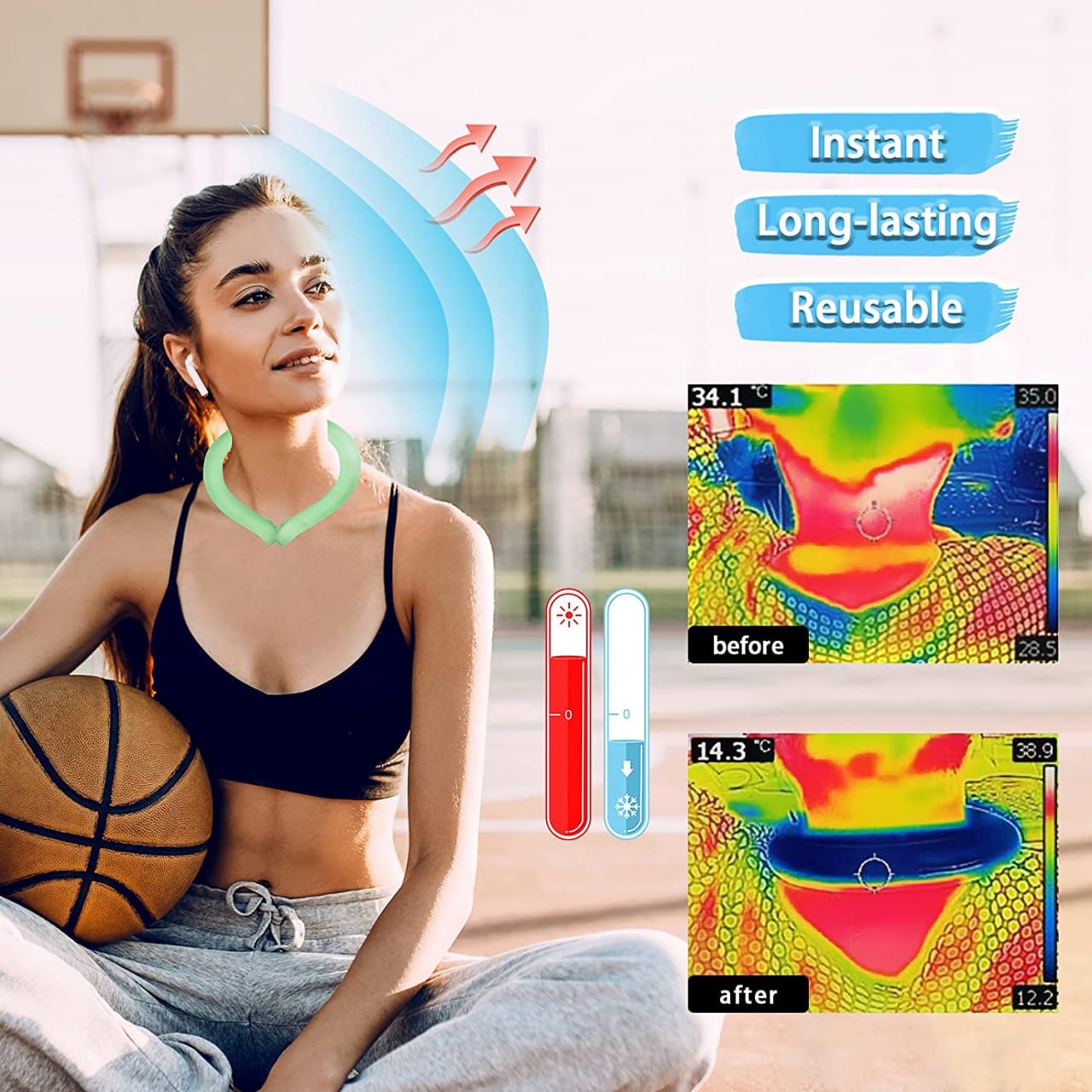 Neck Gel Cooling Ring