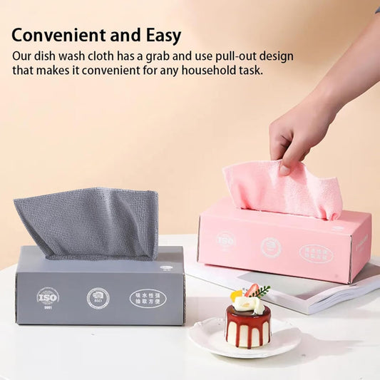 Lyonara 20 Pcs Microfiber Cleaning Wipes