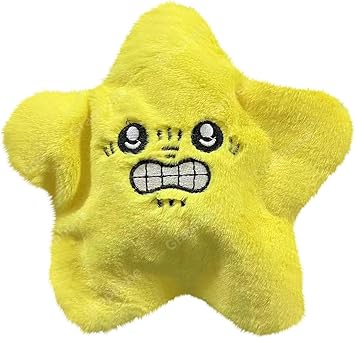 Lyonara Angry Starfish Plush Stuffed Toy - Fun and Stress-Relieving with Moving Features and Repeated Sound and Music- Perfect for Car Or Home and As A Birthday Or Christmas Gift (Pack of 1)