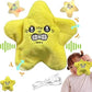 Lyonara Angry Starfish Plush Stuffed Toy - Fun and Stress-Relieving with Moving Features and Repeated Sound and Music- Perfect for Car Or Home and As A Birthday Or Christmas Gift (Pack of 1)