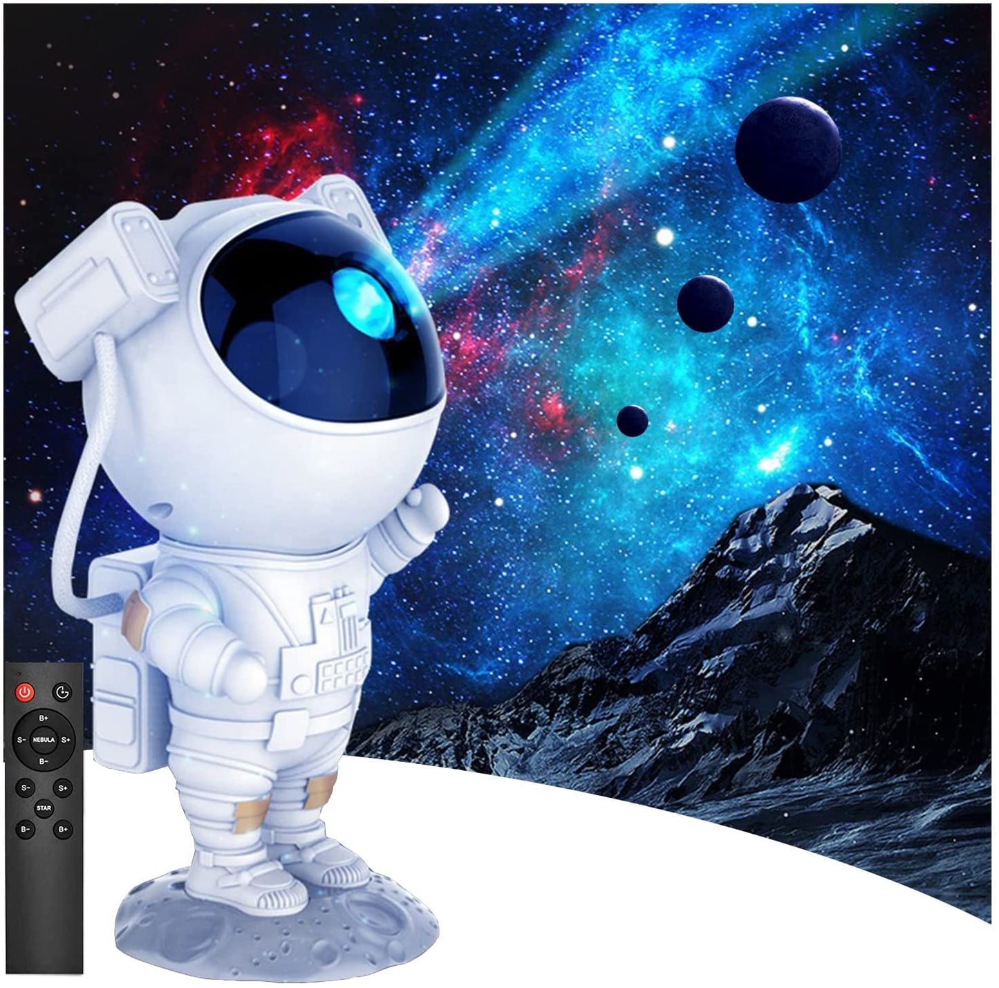 Astronaut Starry Sky Projector: Sleep Under the Stars