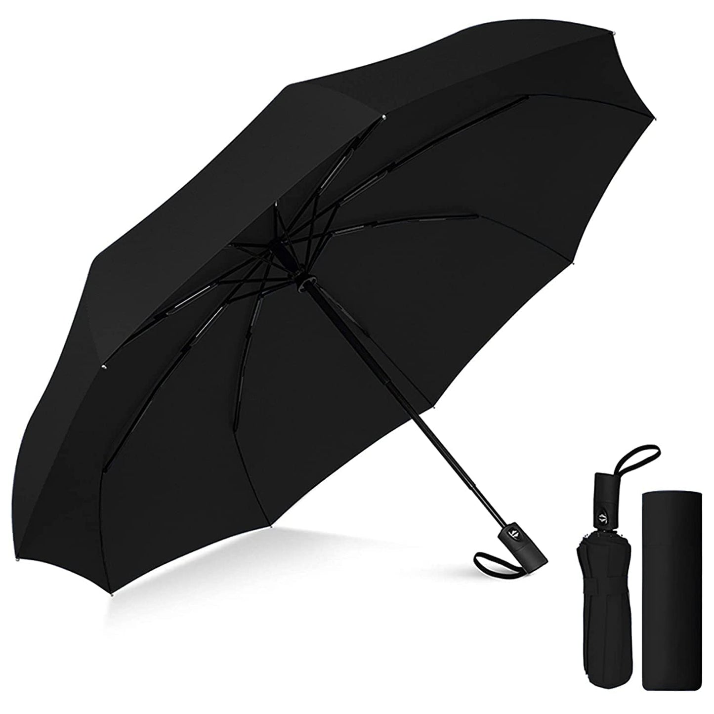 3-Fold Auto Open/Close Big Size Windproof Umbrella - Perfect for All Ages and Genders!