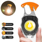 Multi-Function Keychain: Rechargeable with Lighter, Whistle, Screwdriver - 800 Lumens COB Light - Portable for Outdoor Hiking