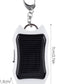 Solar Power Bank: 1500mAh Portable Charger with Keychain