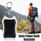 Solar Power Bank: 1500mAh Portable Charger with Keychain