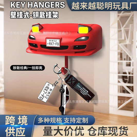 Lyonara Cute Car Shape Keyholder Hook
