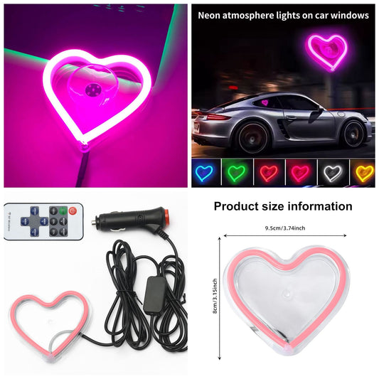Lyonara Car Windshield LED Streamer Neon Light