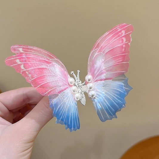 Lyonara Pearl Butterfly Hair Clips { pack of 3 }