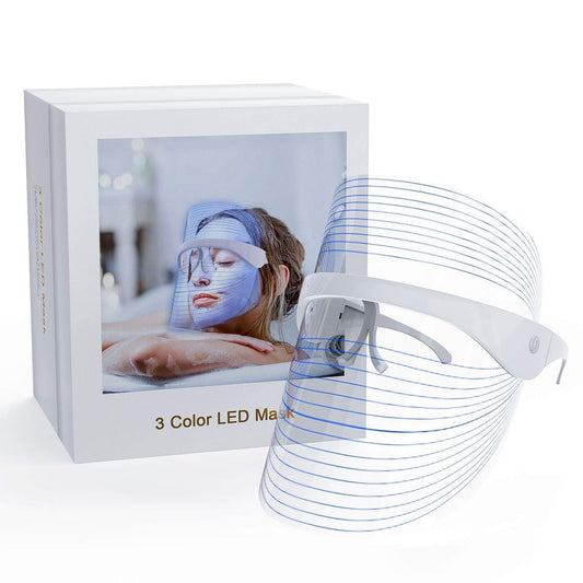 Lyonara Led Beauty Mask _ Unisex 3 In 1 Led Beauty Face Mask _ Anti Acne & Anti Aging Face Mask _ Skin Rejuvenation Mask