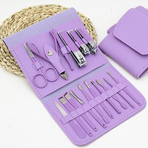 Lyonara Manicure 16pcs Set Purple