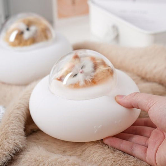 Lyonara Spaceship Lamp-cat