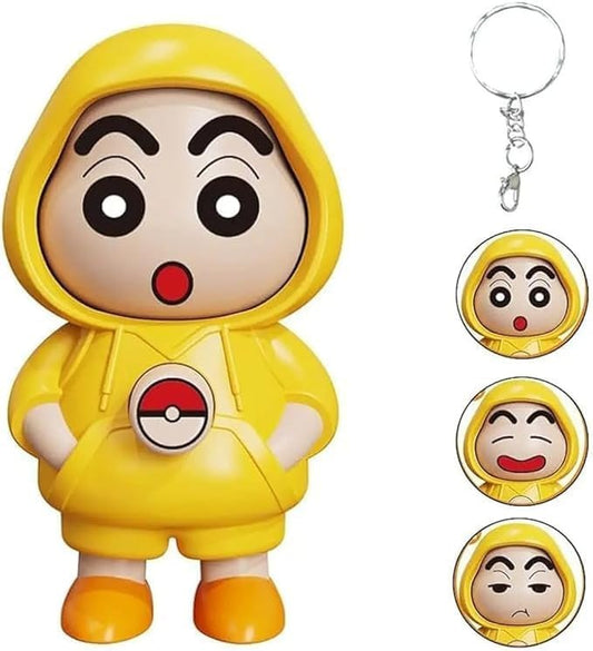Lyonara Shinchan Face Changing Keychain {pack of 4}