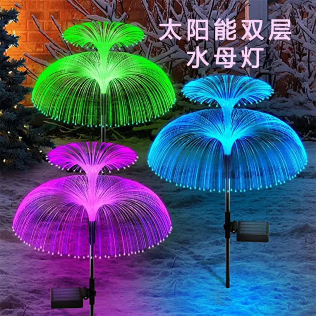 Lyonara Solar Outdoor Garden Rechargable Jellyfish Light (Imported)