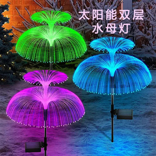 Lyonara Solar Outdoor Garden Rechargable Jellyfish Light (Imported)