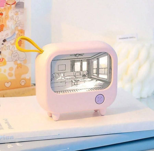 Lyonara Sunset Led Tv Night Light Tv Painting Night Light