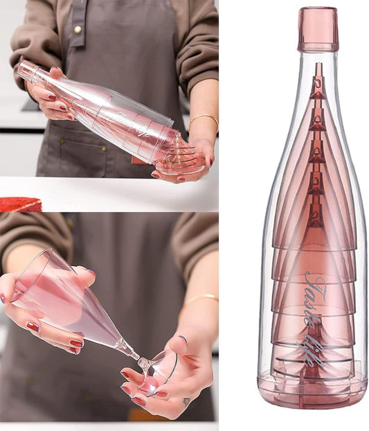 Lyonara Travel Picnic Glass 5pcs Set