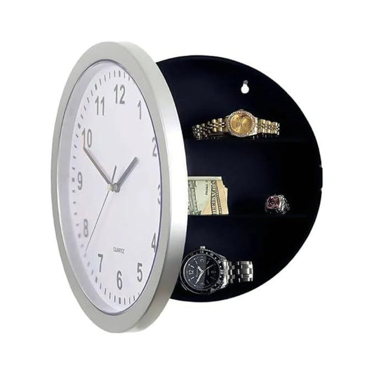 Lyonara Wall Clock Safe Wall Clock With Hidden Safe