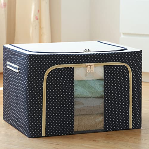 Lyonara Wardrobe Storage Organizer Bag For Blanket Quilt Clothes Kids Dress Garment Shirt Saree - 66ltr
