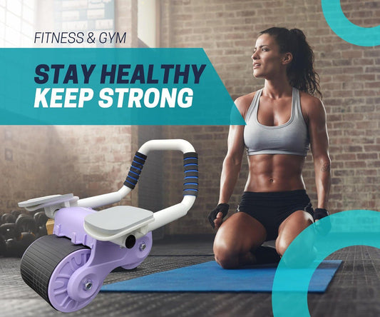 Lyonara Workout Roller _ New Ab Roller Wheel _ Home Workout Roller