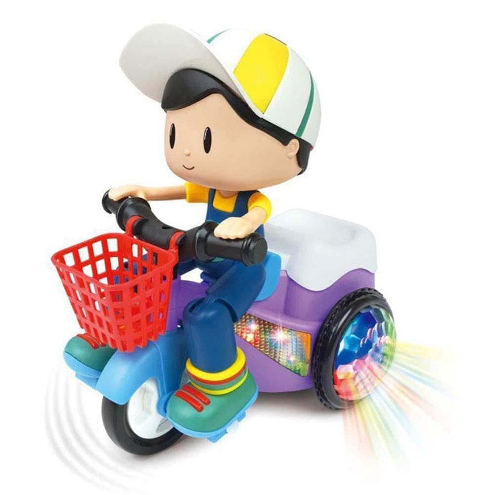 TrickCycle Turbo: Stunt Tricycle with Bump and Go Dancing and 4D Light Show for Kids