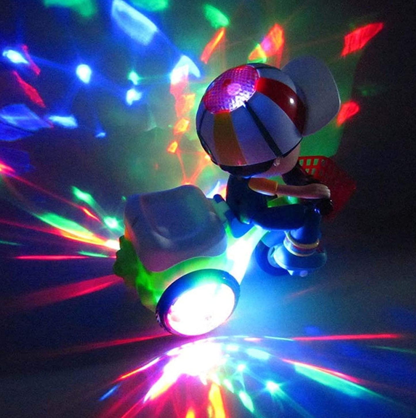 TrickCycle Turbo: Stunt Tricycle with Bump and Go Dancing and 4D Light Show for Kids