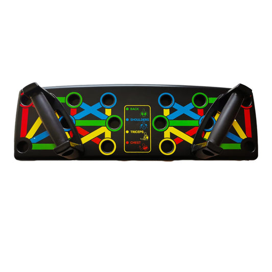 Push Up Board, Multifunctional Colour Coded Foldable Pushup Stand