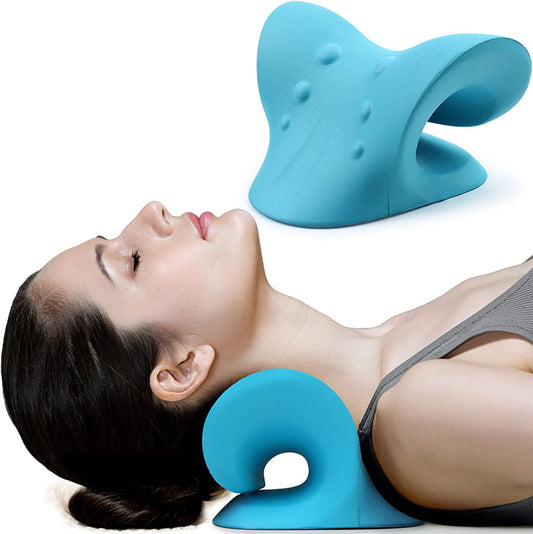 Neck And Shoulder Relaxer Cervical Stretcher Neck Traction Device