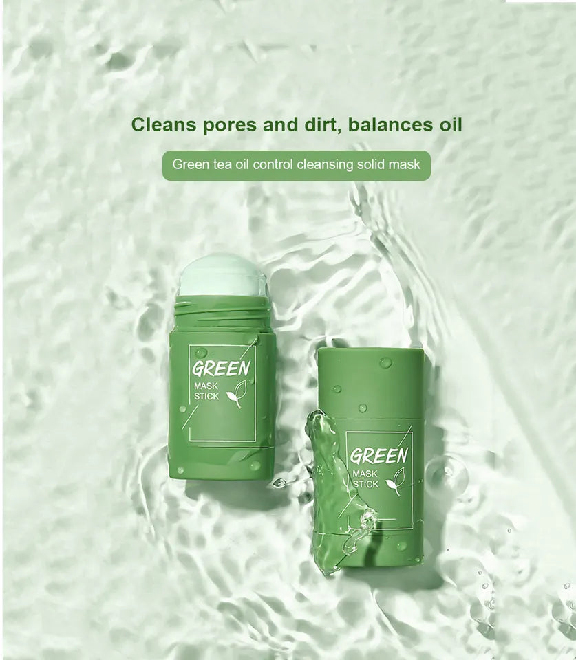 Green Glow: Green Tea Herbal Mask Stick Cream