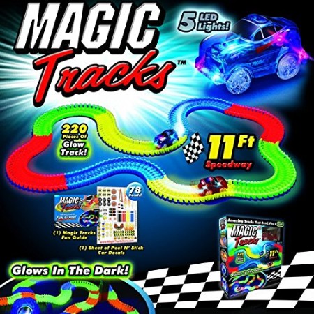 Unleash the Speed Demon with 11FT MAGIC Car TRACK and 1 Car Combo