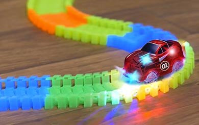 Unleash the Speed Demon with 11FT MAGIC Car TRACK and 1 Car Combo