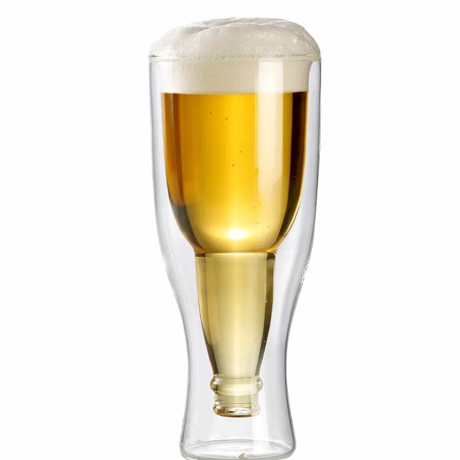 ChillMaster Doubled Walled Creative Flip Beer Glass - 350ml