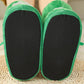 Crocodile Plush Green Slippers