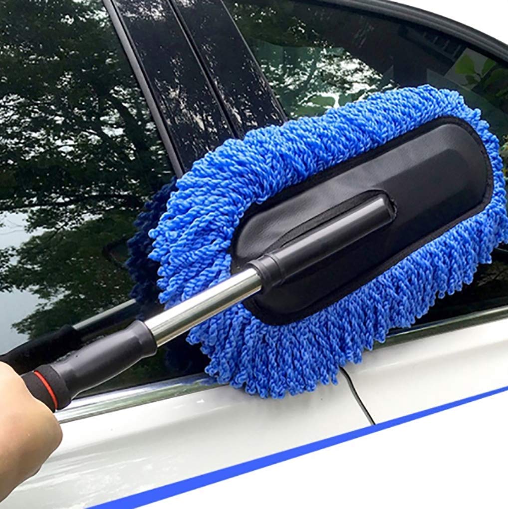 Telescopic Car Cleaning Duster Removable Nano Fiber Brush and Duster for Exterior and Interior